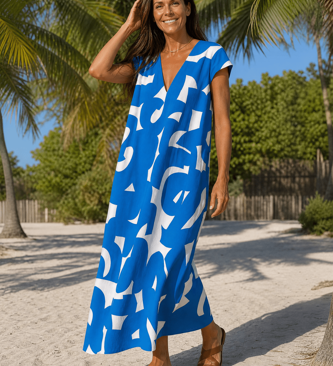 Anna | Robe midi fluide