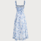Floral | Robe Bleue