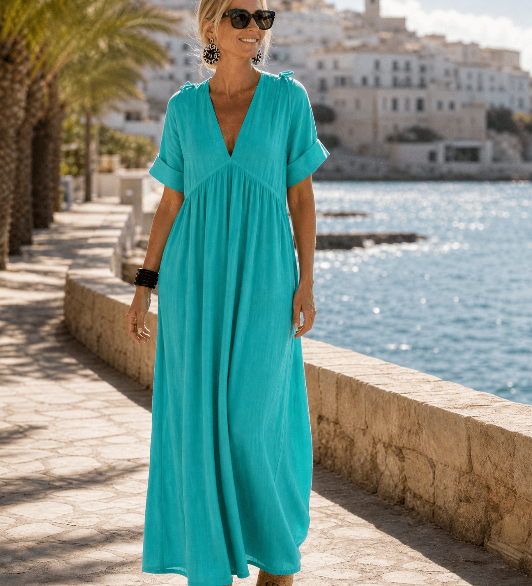 Lya | Robe midi fluide