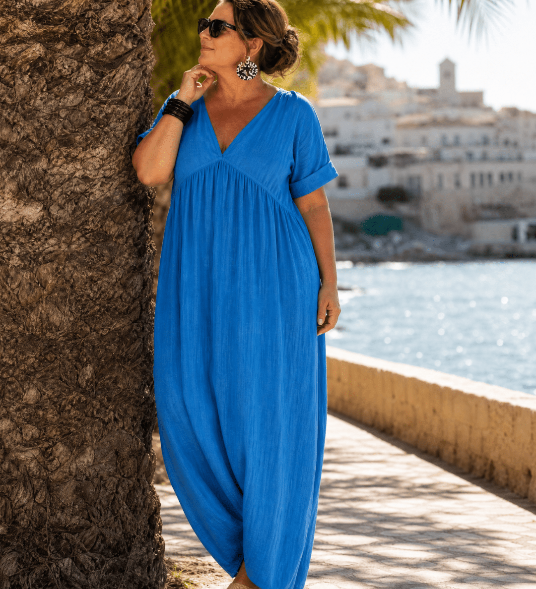Lya | Robe midi fluide